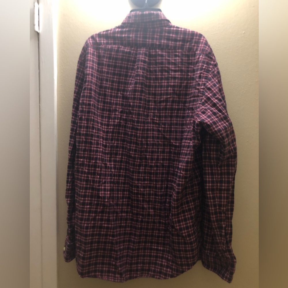 Ralph Lauren Plaid Button Down Long Sleeve Polo Large Shirt - Picture 3 of 5